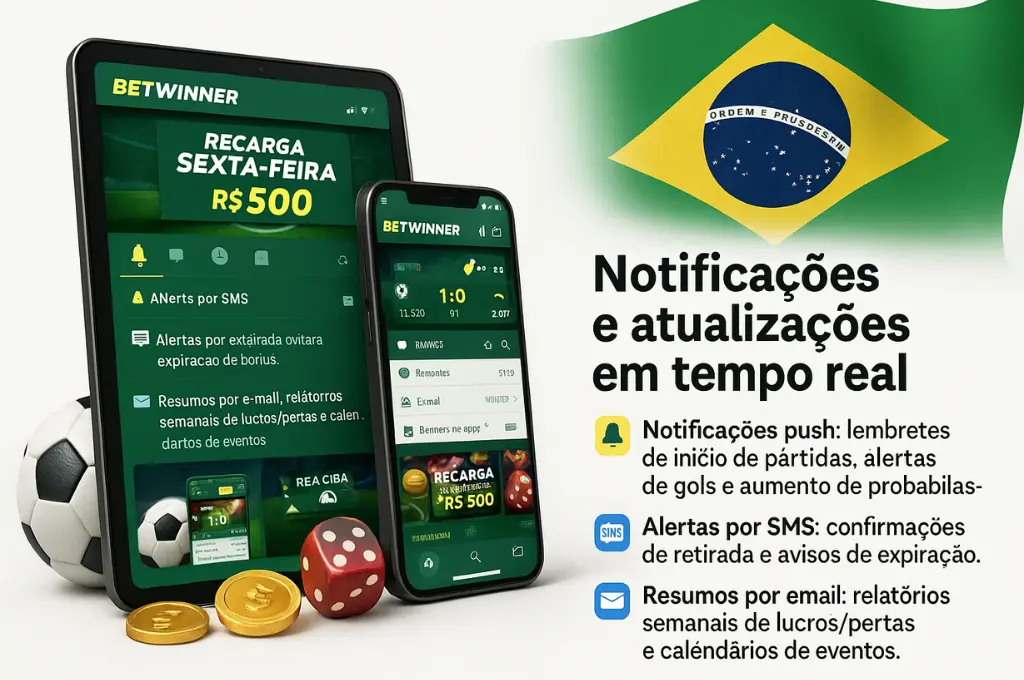 Notificações e atualizações em tempo real