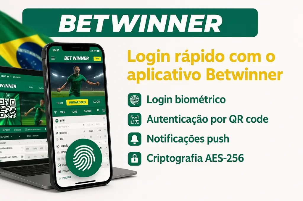 Login rápido com o aplicativo Betwinner