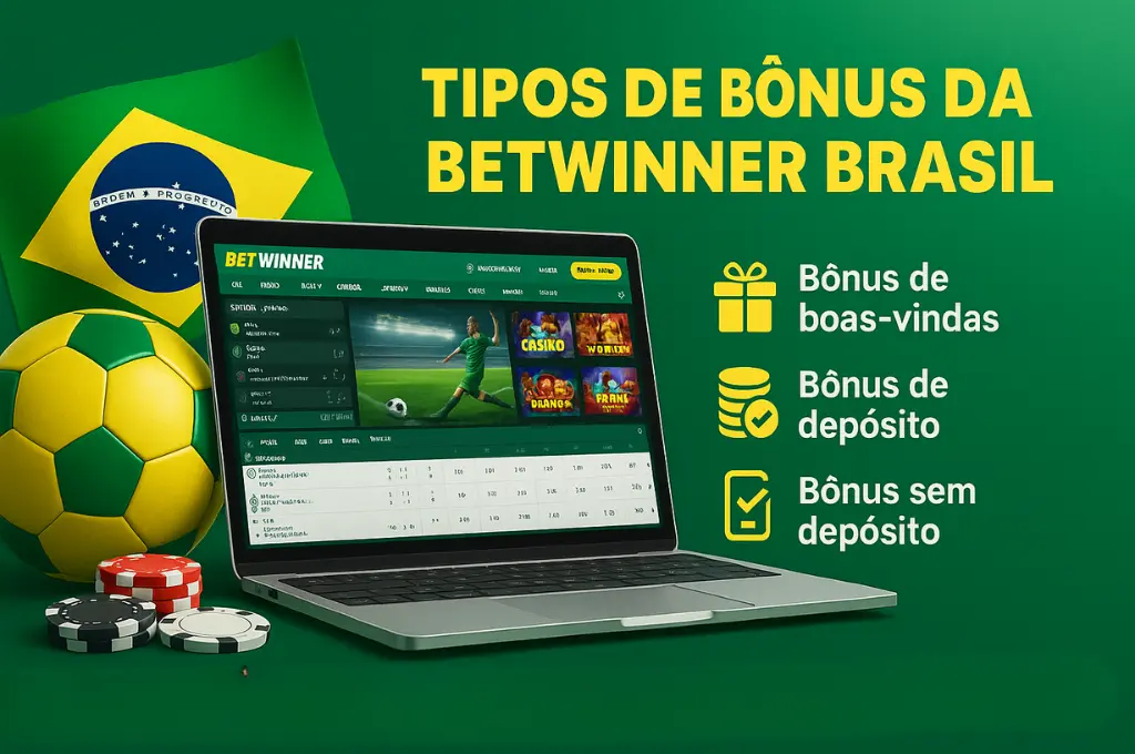 Tipos de bônus da Betwinner Brasil